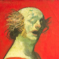 鴨居玲「赤いピエロ」0-3