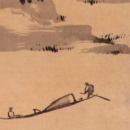 曽我蕭白「山水図」0