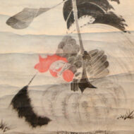 伊藤白歳「南瓜に鶏図」0