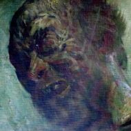 鴨居玲「私の村の酔っ払い」0-1