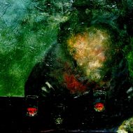 鴨居玲「宴のあと」0