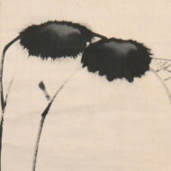 画：伊藤若冲 、賛：無染浄善「寒山拾得図」0