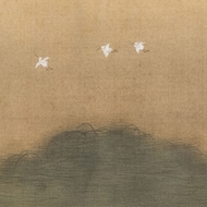 菱田春草「水辺初夏」0
