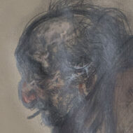 鴨居玲「仕事帰り」0