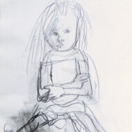 藤田嗣治「少女」0