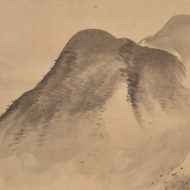 「漁夫山水図」