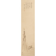 「鶴亀図」(双幅)