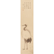 「鶴亀図」(双幅)