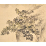 「漁夫山水図」