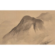 「漁夫山水図」