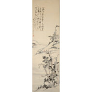 「秋景山水図」