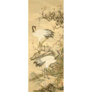 「鶴図( 双幅)」