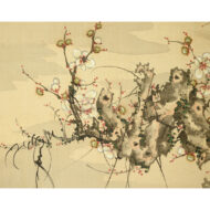 「鶴図( 双幅)」