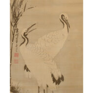 鶴亭（隺亭）「双鶴図」0