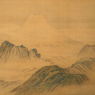 宋紫石「日金山眺望富士山図」0