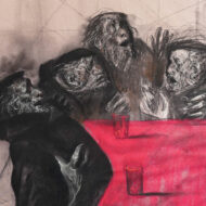 鴨居玲「ユダと私の為の素描」0