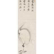 曽我蕭白「櫂に鷺図」0
