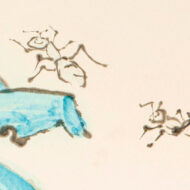 熊谷守一「蒲公英に蟻」_0