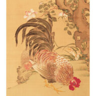 意冲「薔薇に鶏図」0