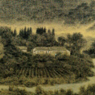 高山辰雄「月光の路」0