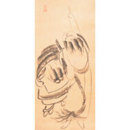 仙厓義梵「寒山拾得図」0