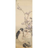 「木蓮狗子図」