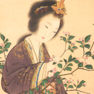 長澤芦洲「西王母図」0