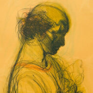 鴨居玲「道化師」