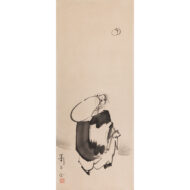 「壽老蹴鞠図」